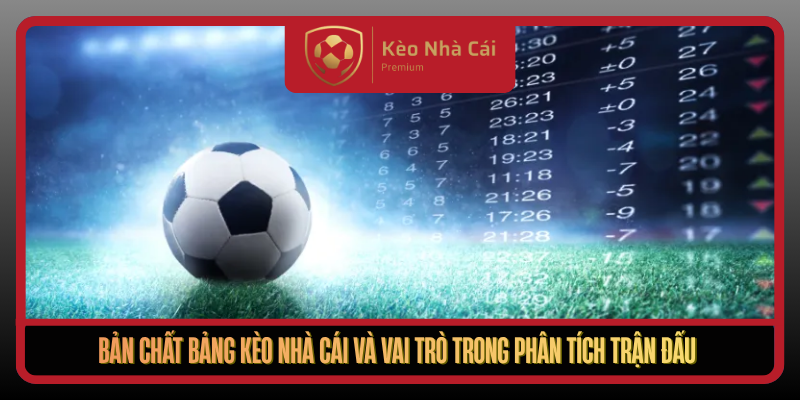 Ban Chat Bang Keo Nha Cai Va Vai Tro Trong Phan Tich Tran Dau